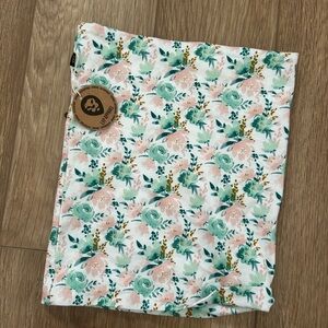 Floral Print Fabric with Tag